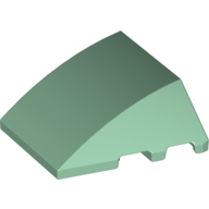Wedge Curved 4 x 3 No Studs [Plain] (64225)