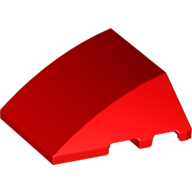 Wedge Curved 4 x 3 No Studs [Plain] (64225)
