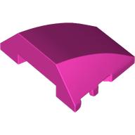 Wedge Curved 4 x 3 No Studs [Plain] (64225)