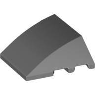 Wedge Curved 4 x 3 No Studs [Plain] (64225)