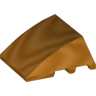 Wedge Curved 4 x 3 No Studs [Plain] (64225)