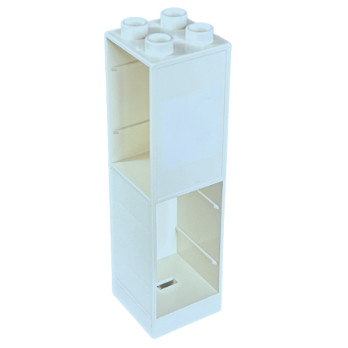 Duplo Building Column 2 x 2 x 6 with Drawer Slots on Two Sides (6462)
