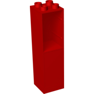 Duplo Building Column 2 x 2 x 6 with Drawer Slots on Two Sides (6462)