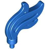 Flame / Headwear Accessory Plume / Feather, Triple Point (64647)