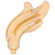Flame / Headwear Accessory Plume / Feather, Triple Point (64647)