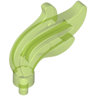 Flame / Headwear Accessory Plume / Feather, Triple Point (64647)