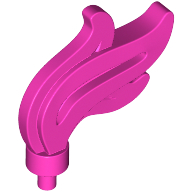 Flame / Headwear Accessory Plume / Feather, Triple Point (64647)