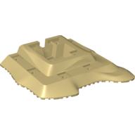 Baseplate Raised 18 x 22 No Studs Two Level, 11 Holes (64649)