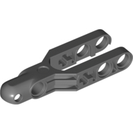 Technic Steering Arm 5.5 x 2 with Towball Socket Rounded, Chamfered [Reinforced] (64872)