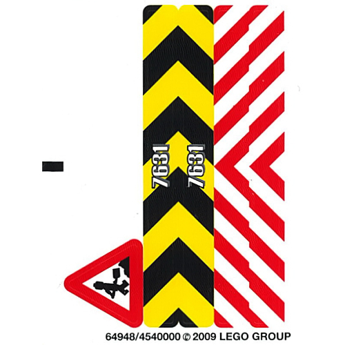Sticker Sheet for Set 7631-1 (64948)