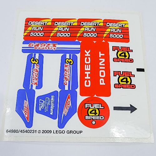 Sticker Sheet 1 for Set 8126-1 (64980)