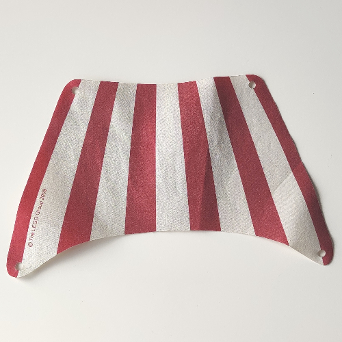 Sail, Rectangle, 27 x 17 with Red Stripes (64991pr0002)