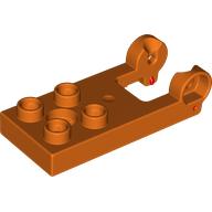 Duplo Plate 2 x 3 with 4 Studs and Reinforced Hinge (65084)