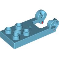 Duplo Plate 2 x 3 with 4 Studs and Reinforced Hinge (65084)