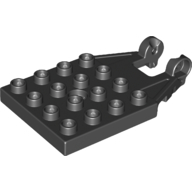Duplo Plate 4 x 4 with 16 Studs and Reinforced Hinge (65085)