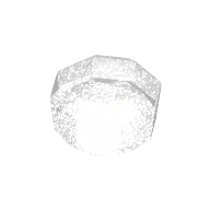 Plate Special 8-Sided Crystal/Gem 1 x 1 x 2/3 (65092)