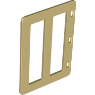 Duplo Door with Two Long Window Panes (65111)