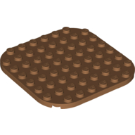 Plate Round Corners 8 x 8 (65140)