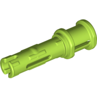 Technic Pin Long with Friction Ridges Lengthwise and Stop Bush [2 Lateral Holes, Small Pin Hole] (65304)