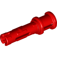 Technic Pin Long with Friction Ridges Lengthwise and Stop Bush [2 Lateral Holes, Small Pin Hole] (65304)