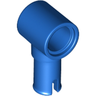Technic Pin Connector Hub with 1 Pin with Friction Ridges Lengthwise [Square Holes] (65487)