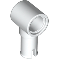 Technic Pin Connector Hub with 1 Pin with Friction Ridges Lengthwise [Square Holes] (65487)