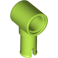 Technic Pin Connector Hub with 1 Pin with Friction Ridges Lengthwise [Square Holes] (65487)