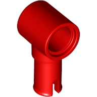 Technic Pin Connector Hub with 1 Pin with Friction Ridges Lengthwise [Square Holes] (65487)