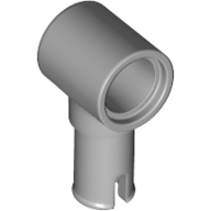 Technic Pin Connector Hub with 1 Pin with Friction Ridges Lengthwise [Square Holes] (65487)