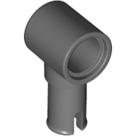 Technic Pin Connector Hub with 1 Pin with Friction Ridges Lengthwise [Square Holes] (65487)