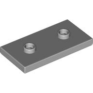 Plate Special 2 x 4 with Groove and Two Center Studs (Jumper) (65509)