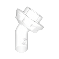 Bar, Angled with 1 x 1 Round Plate / Stud on End (65578)
