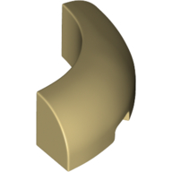Brick Round Corner 3 x 3 x 1 No Studs (65617)