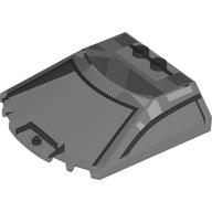 Windscreen 6 x 6 x 1 1/3 with Dark Bluish Grey Cockpit, White Squares print (65633pr0007)