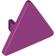 Road Sign Clip-on 2.2 x 2.667 Triangular with Open O Clip (65676)