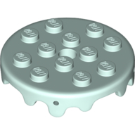 Plate Special Round 4 x 4 with Melting Drops/Icing on Sides (65702)