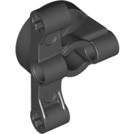 Technic Steering Wheel Hub Holder with 2 Pin Holes and 2 Axle Holes, No Slots (65766)