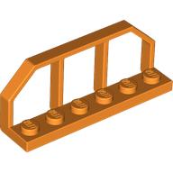 Plate Special 1 x 6 with Train Wagon End Fence (6583)