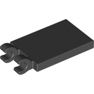 Tile Special 2 x 3 with 2 Clips without Tab between Clips (65886)