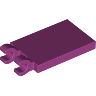 Tile Special 2 x 3 with 2 Clips without Tab between Clips (65886)