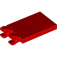 Tile Special 2 x 3 with 2 Clips without Tab between Clips (65886)