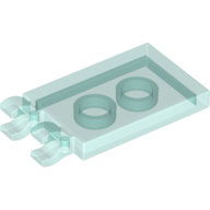 Tile Special 2 x 3 with 2 Clips without Tab between Clips (65886)