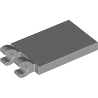 Tile Special 2 x 3 with 2 Clips without Tab between Clips (65886)