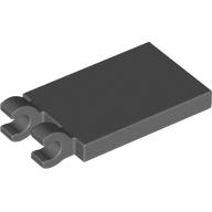 Tile Special 2 x 3 with 2 Clips without Tab between Clips (65886)