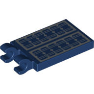 Tile Special 2 x 3 with 2 Clips without Tab between Clips with Solar Panel print (65886pr0008)
