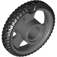 Wheel 21 x 4 with Spokes with Black Tire pattern (6600pat0001)