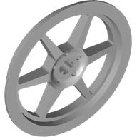 Wheel Cover 6 Spoke with Axle Hole - 43mm D. (6607)