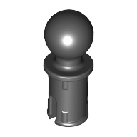 Technic Pin with Friction Ridges Lengthwise and Towball (6628)