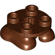 Feet, 2 x 2 x 2/3 with 4 Studs on Top (66858)