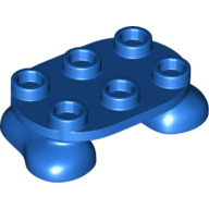 Feet, 2 x 3 x 2/3 with 6 Studs on Top (66859)